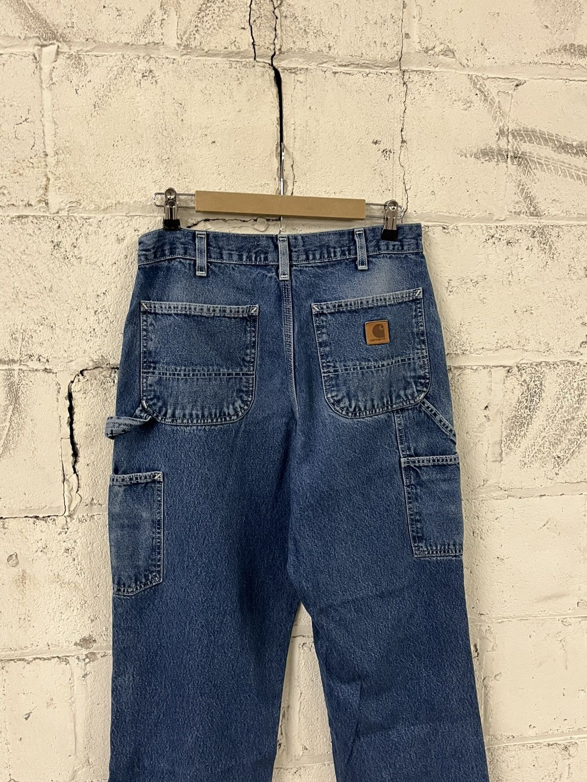 Carhartt Carhartt carpanter cargo denim pants baggy faded workwear Size US 30 / EU 46 - 4 Thumbnail