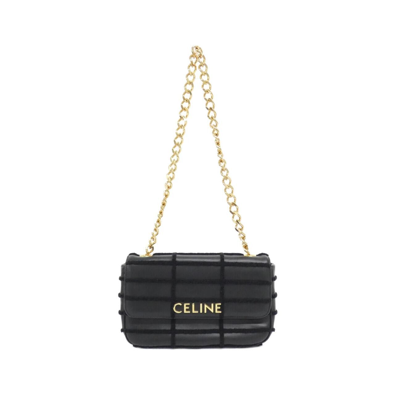 Celine Celine Celine Leather Pile Shoulder Bag Leather Shoulder Bag 111273FCK DUTY FREE for USA Size ONE SIZE - 1 Thumbnail