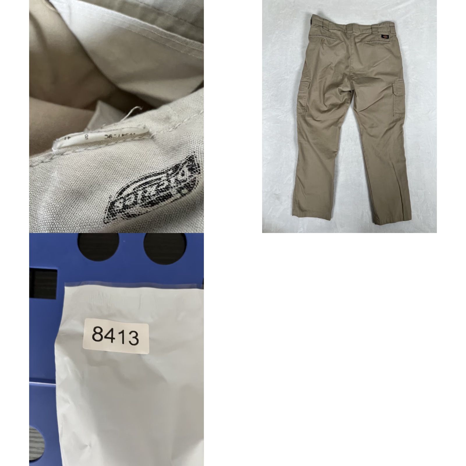 Dickies Dickies Cargo Pants Mens 34x30 Khaki Beige Regular Cotton Blend Work Cargo Pocket Pants Mens Regular 874 Size US 34 / EU 50 - 8 Thumbnail