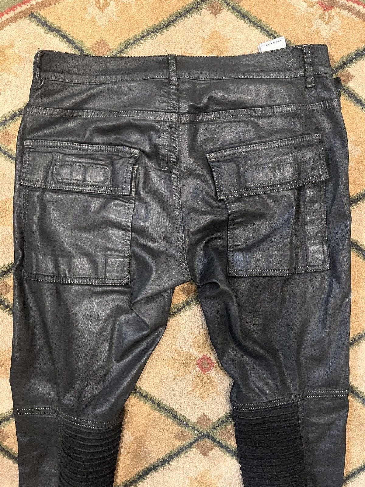Rick Owens × Rick Owens Drkshdw Rick Owens Memphis Waxed Denim Size US 31 - 5 Thumbnail