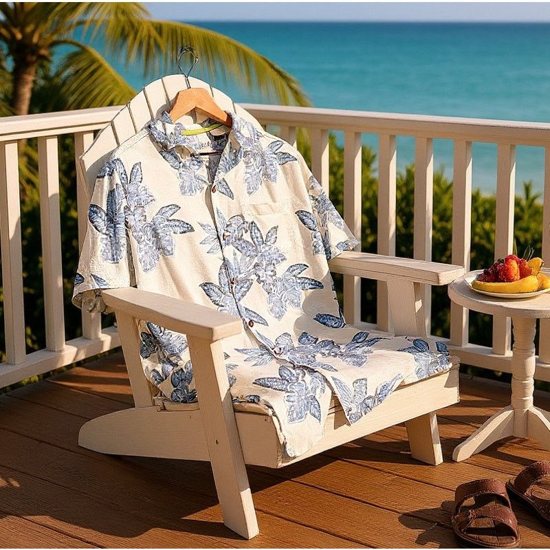 Tommy Bahama TOMMY BAHAMA 100% Silk Hawaiian Floral Camp Shirt Mens Large Size US L / EU 52-54 / 3 - 1 Thumbnail