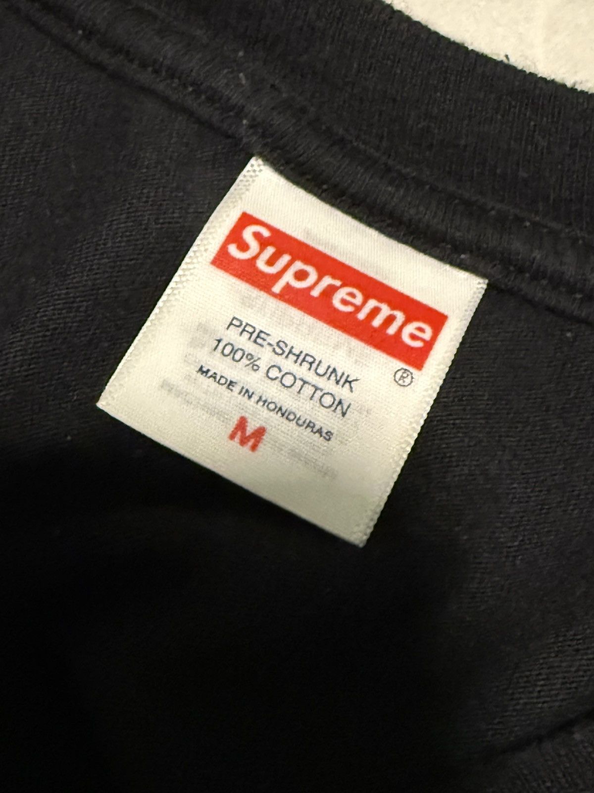 Supreme Supreme ‘Tape’ Black T-Shirt Size US M / EU 48-50 / 2 - 3 Thumbnail