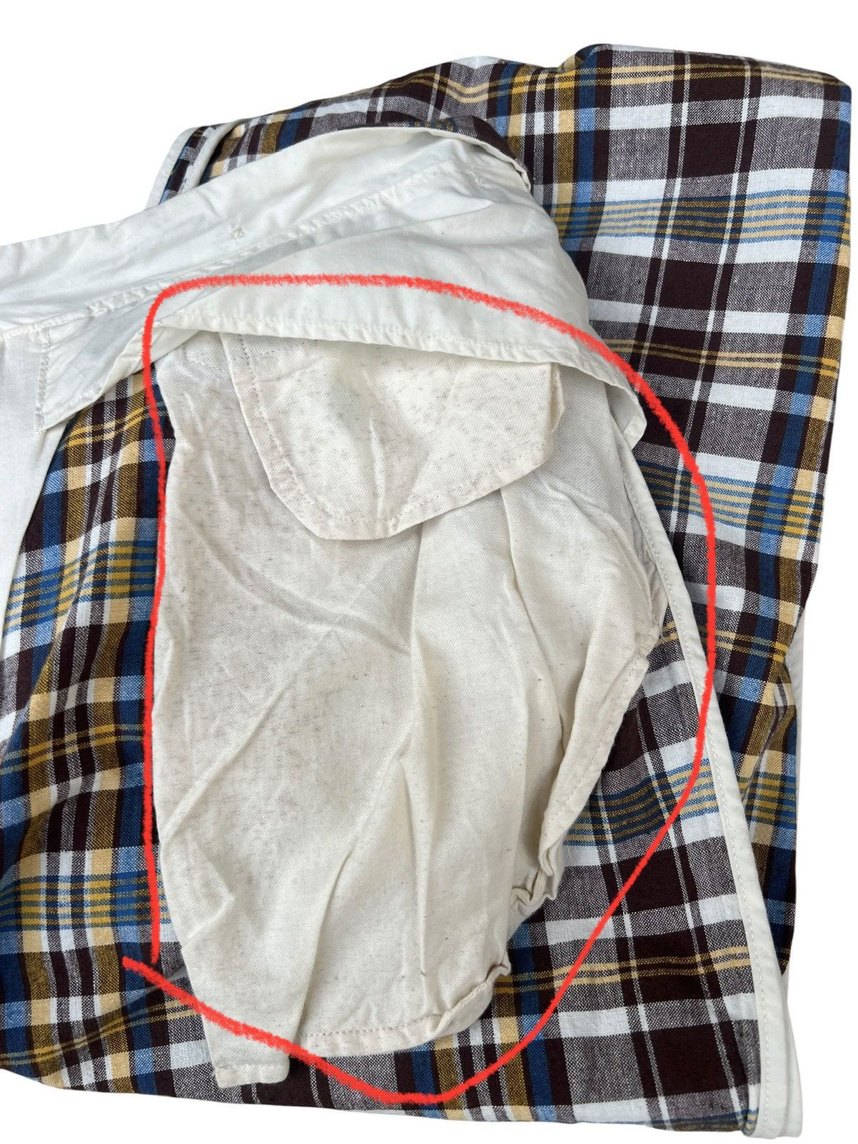 Waste(twice) Waste Twice Japan 100% Linen Checkered Trouser Pant Size US 34 / EU 50 - 20 Thumbnail