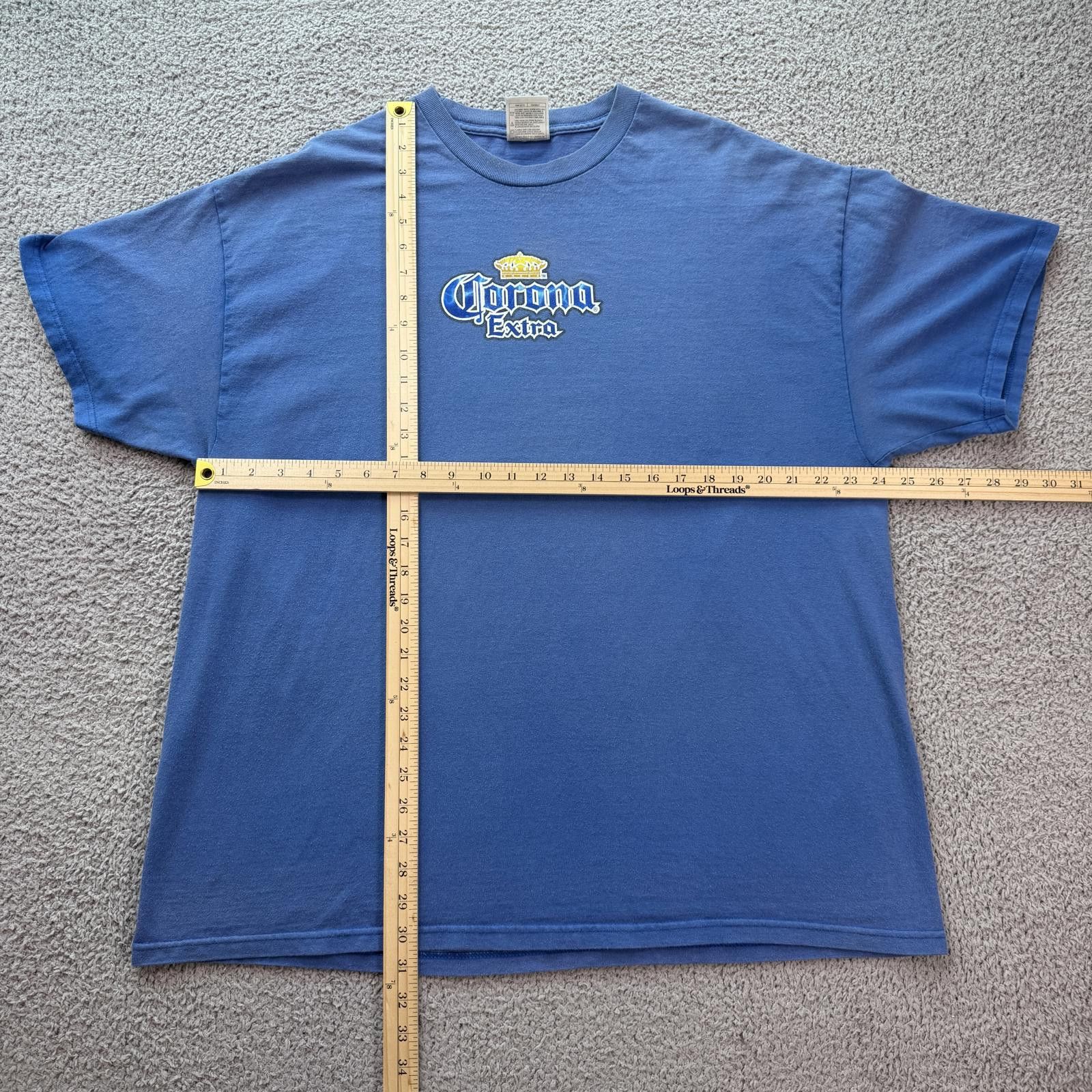 Other Vintage Corona Extra Beer Graphic T Shirt Mens XXL Blue Size US XXL / EU 58 / 5 - 3 Thumbnail