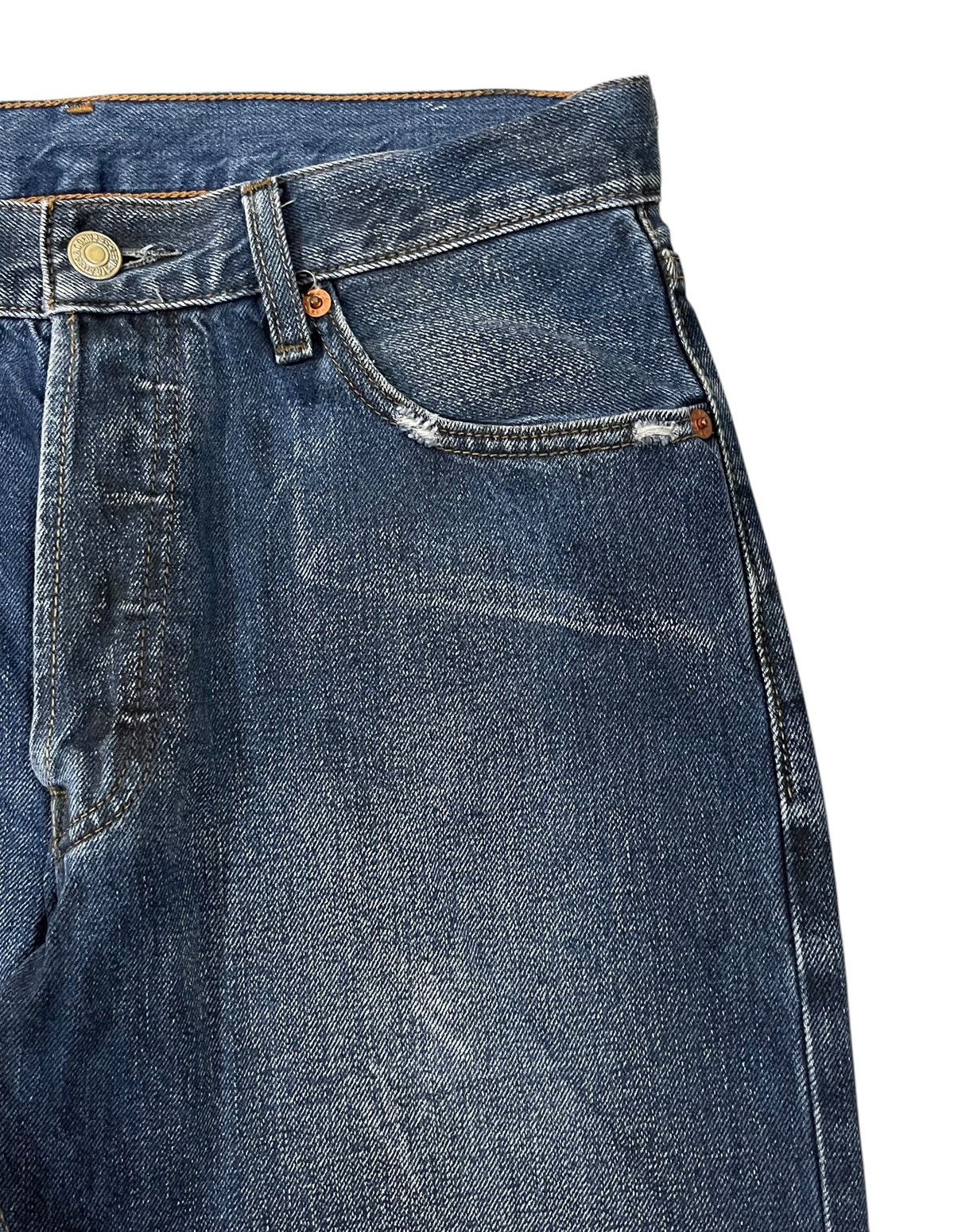 Levi's Vintage 2000's Levi's 501 Button Fly C182 Jeans Denim Size US 30 / EU 46 - 6 Thumbnail
