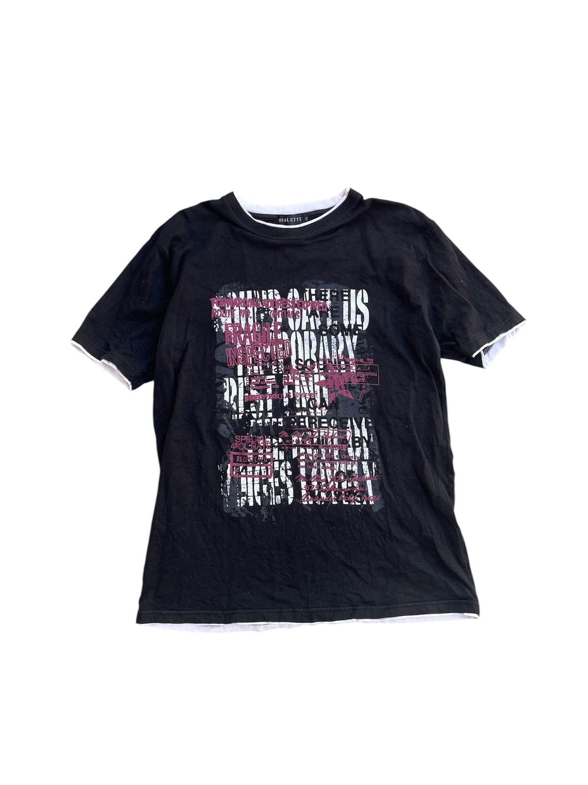 14th Addiction Dialetti Double Layers Poem Ghotic Tee Tshirt Size US S / EU 44-46 / 1 - 1 Thumbnail