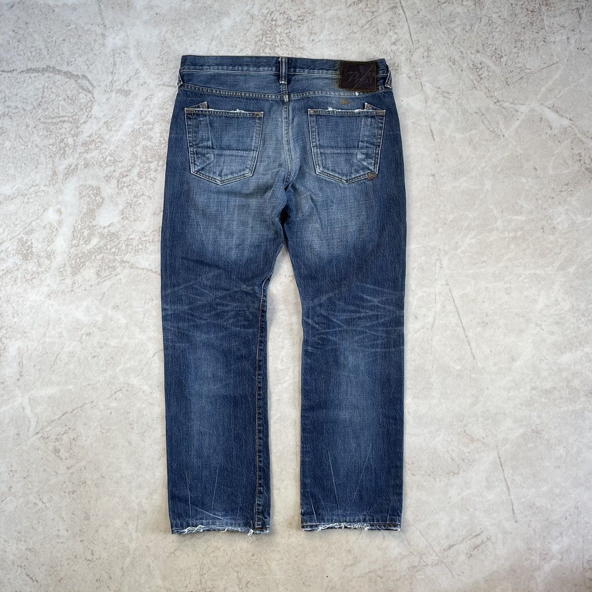 Japanese Brand × Prps PRPS Japan Opium Carti Distressed Baggy Denim Jeans Size US 34 / EU 50 - 10 Thumbnail