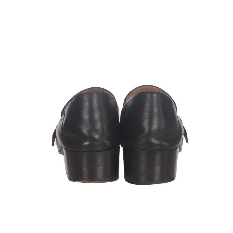 Gucci Gucci Black Leather Mid-Heel Loafers Size US 8.5 / EU 41-42 - 1 Thumbnail