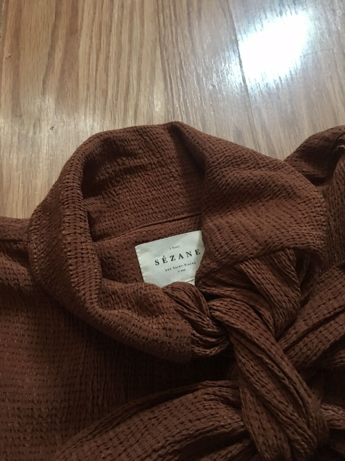 Sezane Sezane Hazelnut Brown Selena Dress Size FR 36 Size S / US 4 / IT 40 - 9 Thumbnail