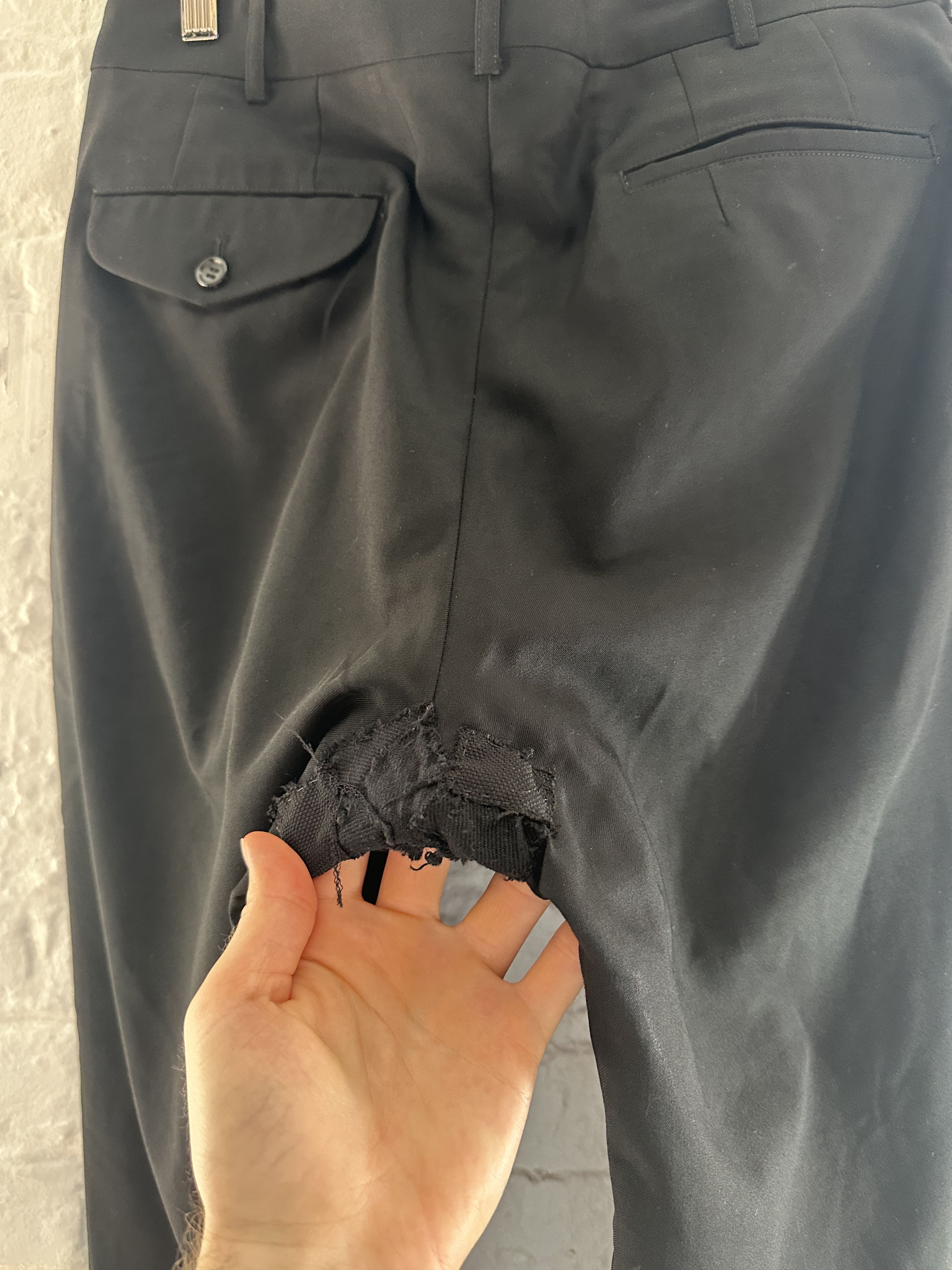 Comme des Garcons Homme Plus Comme des Garcons Homme Plus Straight Leg Trousers Size US 32 / EU 48 - 5 Thumbnail
