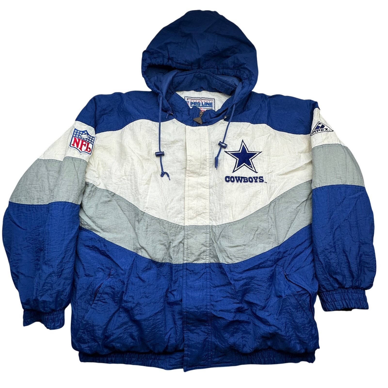 Apex One Vintage Apex One Pro Line Dallas Cowboys Puffer Jacket XL Size US XL / EU 56 / 4 - 1 Thumbnail