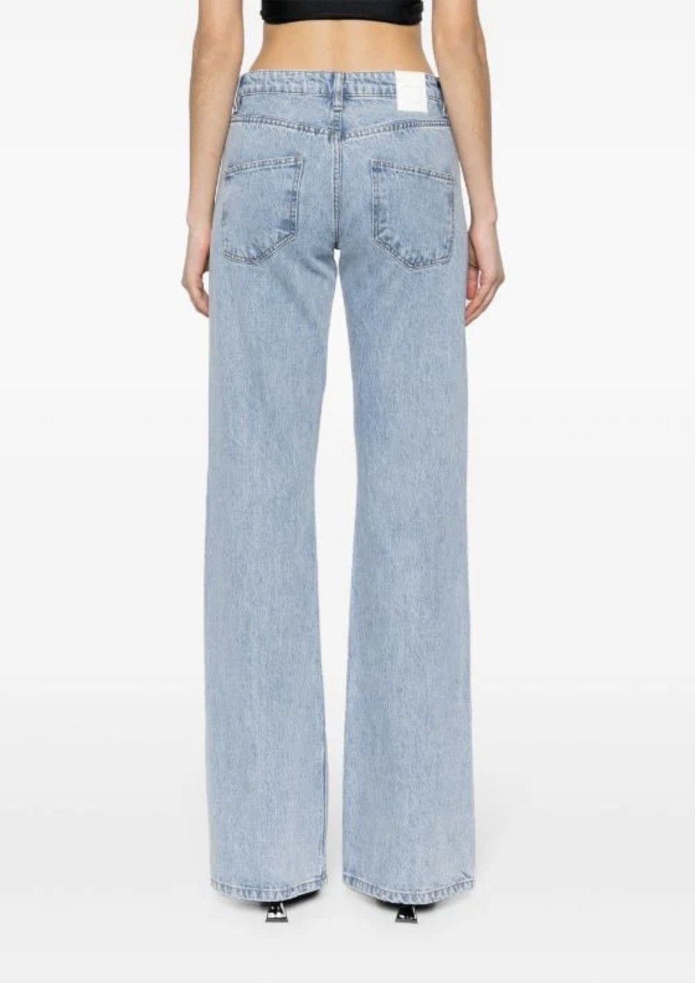 Coperni Coperni Mid Rise Flared Leg Jeans Size S Size 28" / US 6 / IT 42 - 4 Thumbnail