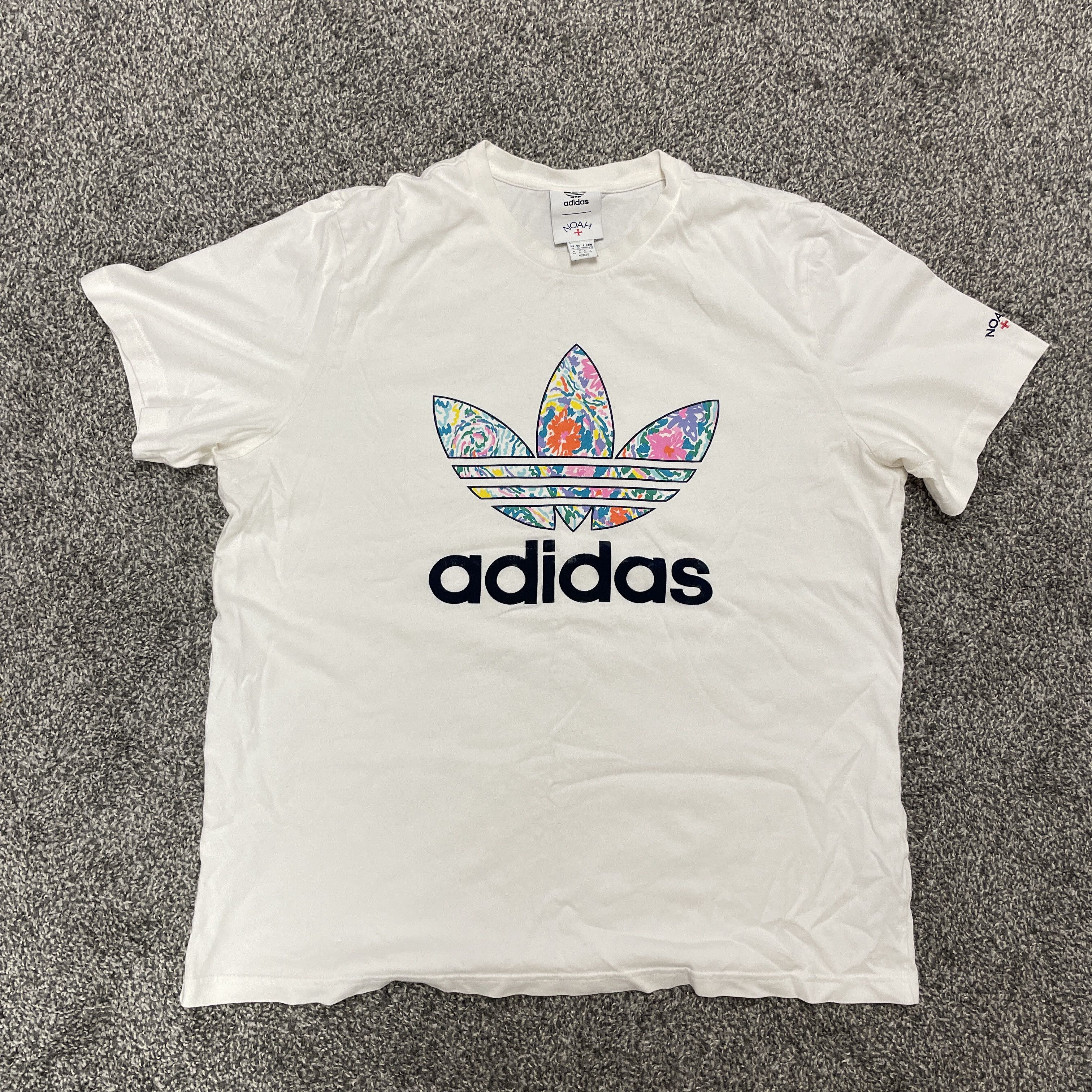 Adidas Adidas x Noah Floral Paisley Logo Tee, Size XL Size US XL / EU 56 / 4 - 1 Thumbnail