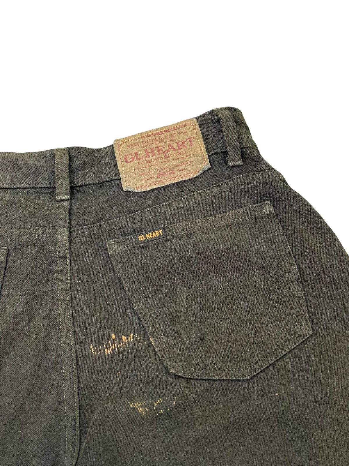 Japanese Brand Flare Jeans GL Heart Japan Faded Boot Cut 7🟦7 Size US 30 / EU 46 - 19 Thumbnail