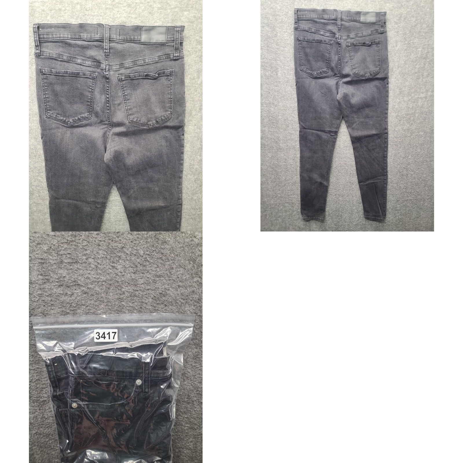 Madewell Madewell Jeans Women’s Size 29x28 High Rise Skinny Stretch Distressed Black Denim 5-Pocket Slim City Dept: Women Mens, Girls, or Boys not applicable Size 29" - 10 Thumbnail