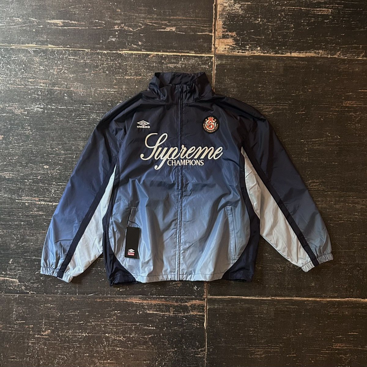 ウェア Umbro L Gradient Jacket Track Navy