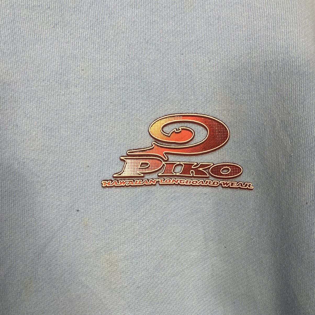 Japanese Brand Piko Hawaian Big Logo Surf Crewneck Sweatshirt Size US M / EU 48-50 / 2 - 10 Thumbnail