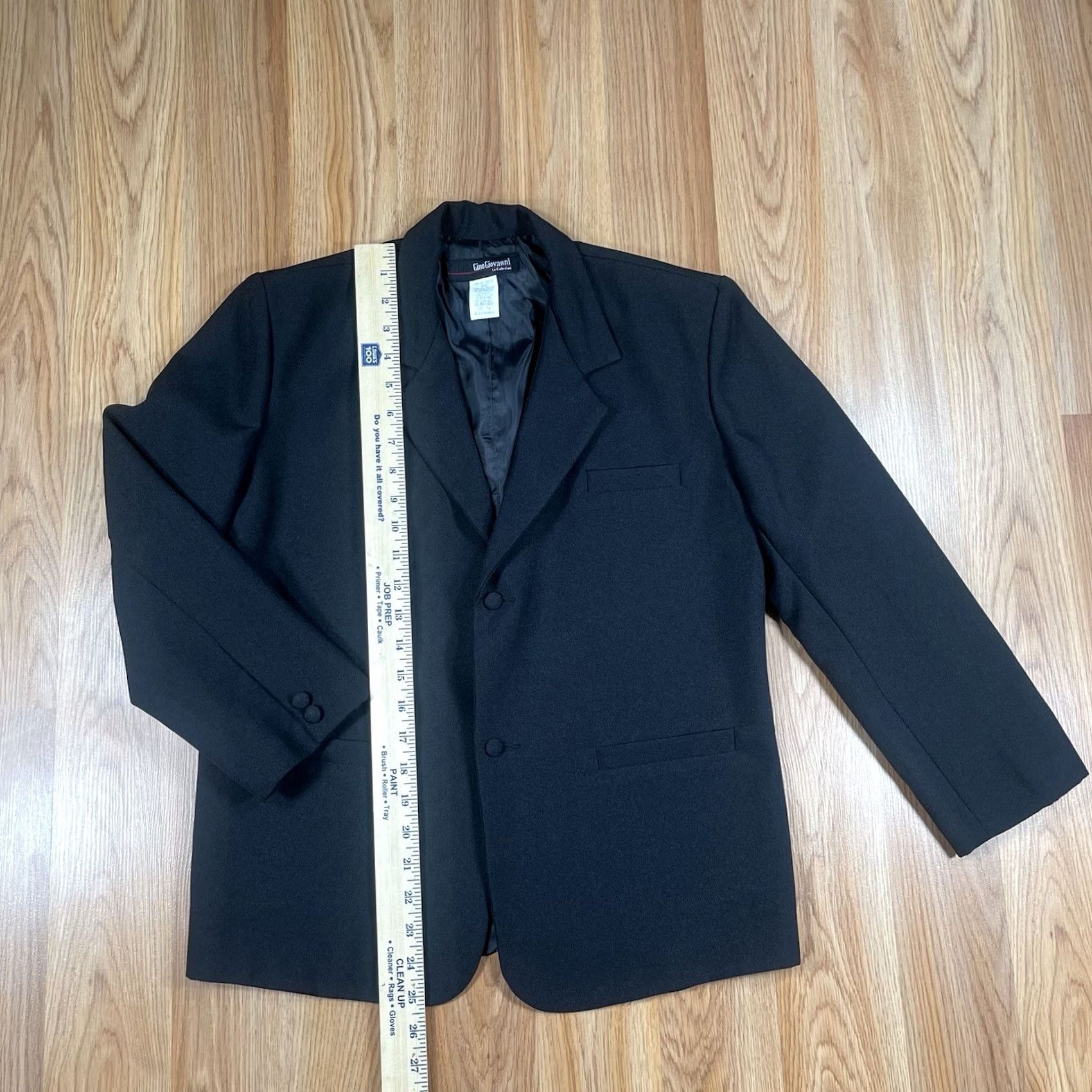 Vintage Gino Giovanni Blazer Womens 14 Black Lined Jacket Business Wear 100% Polyester Blazer Womens 14 Black Lined Jacket Business Wear 100% Polyester Size XL / US 12-14 / IT 48-50 - 3 Thumbnail