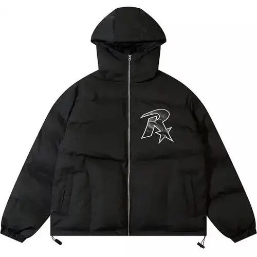 Japanese Brand Embroidery Star Puffer Jacket Size US L / EU 52-54 / 3 - 4 Thumbnail