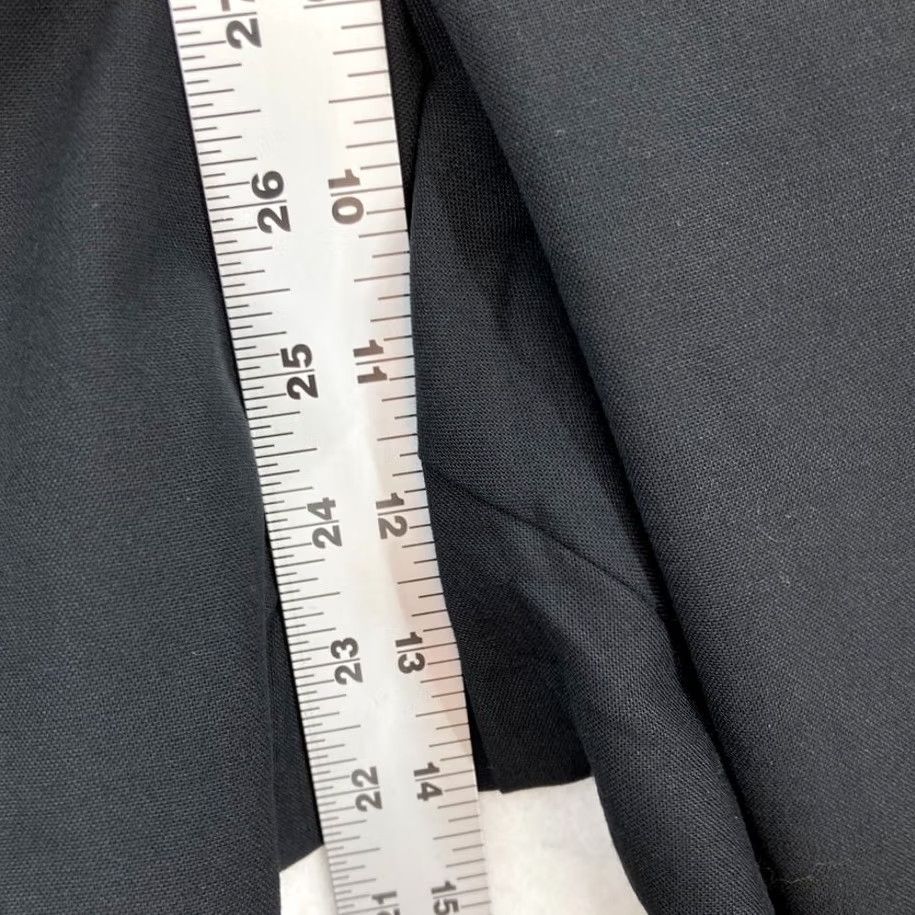 Vintage Lane Bryant Dress Pants Women's 6P Petite Right Fit Black Stretch Fabric Career Pants Size 28" / US 6 / IT 42 - 6 Thumbnail