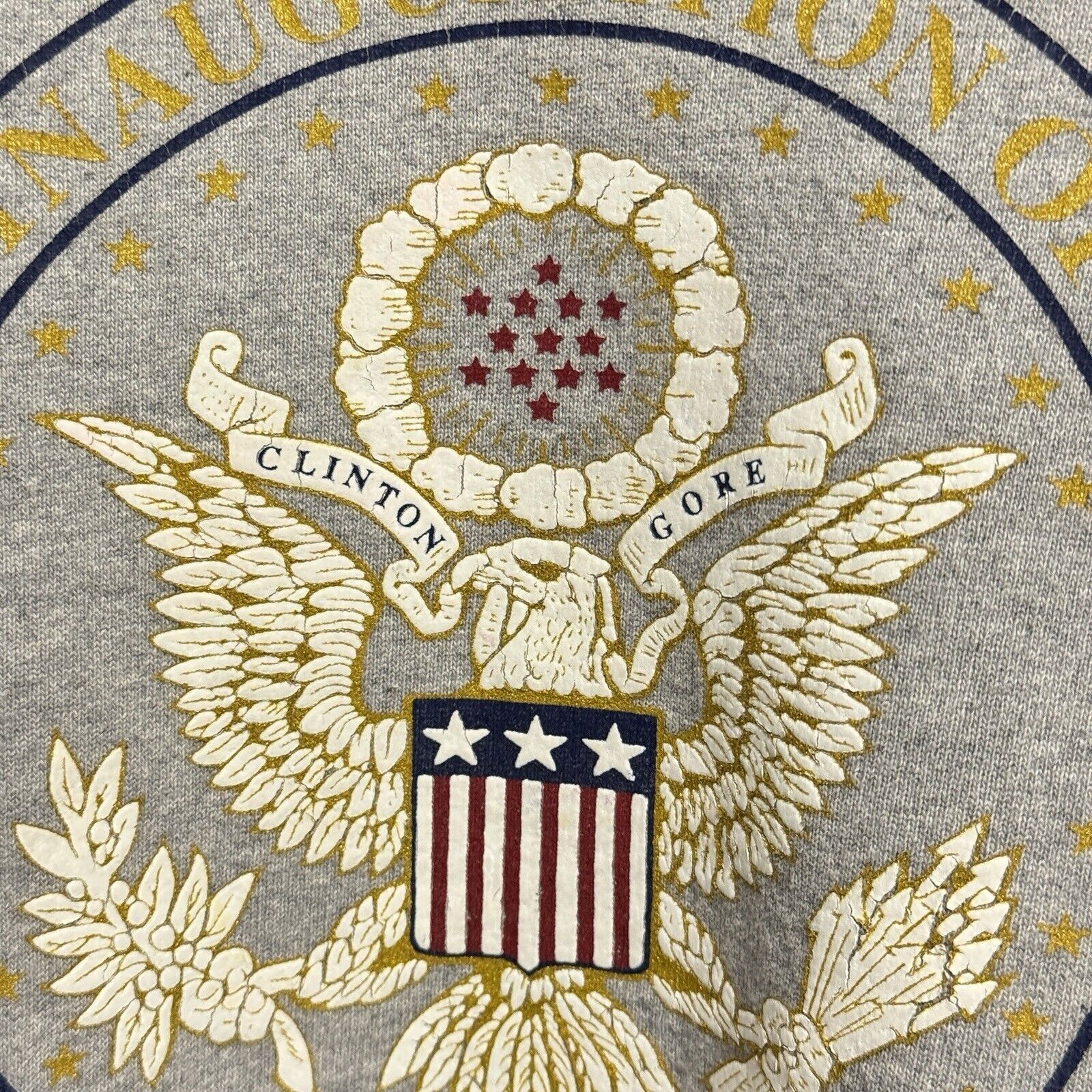 Vintage Vintage 90s Presidential Inauguration Sweatshirt Mens Large Size US L / EU 52-54 / 3 - 4 Thumbnail