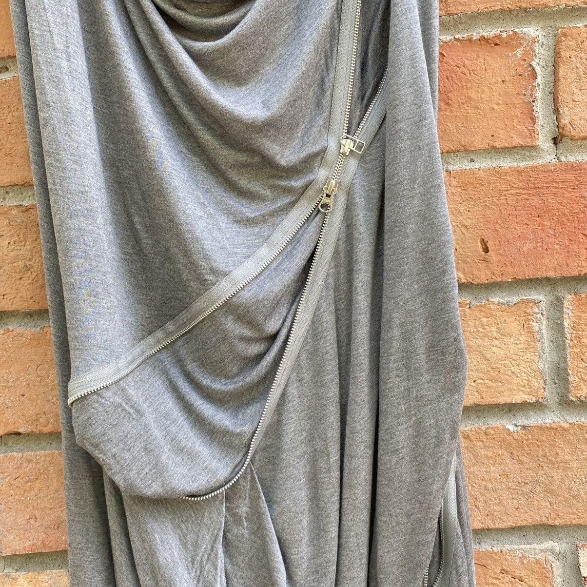 ATSURO TAYAMA A/T ATSURO TAYAMA Light Gray Panel Zip Dress Size S / US 4 / IT 40 - 7 Thumbnail