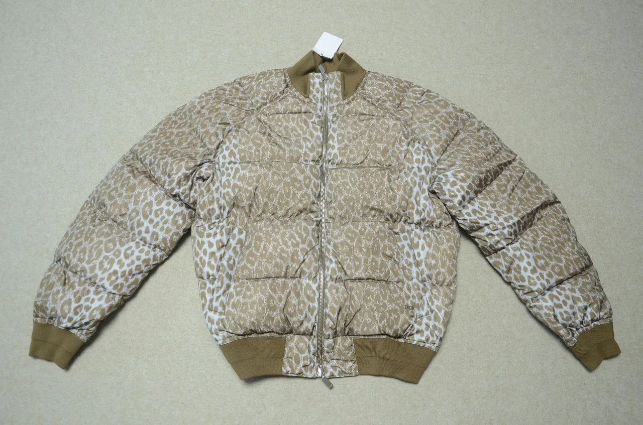 Dior Dior 22SS Leopard Print Down Flight Jacket Size US S / EU 44-46 / 1 - 1 Thumbnail
