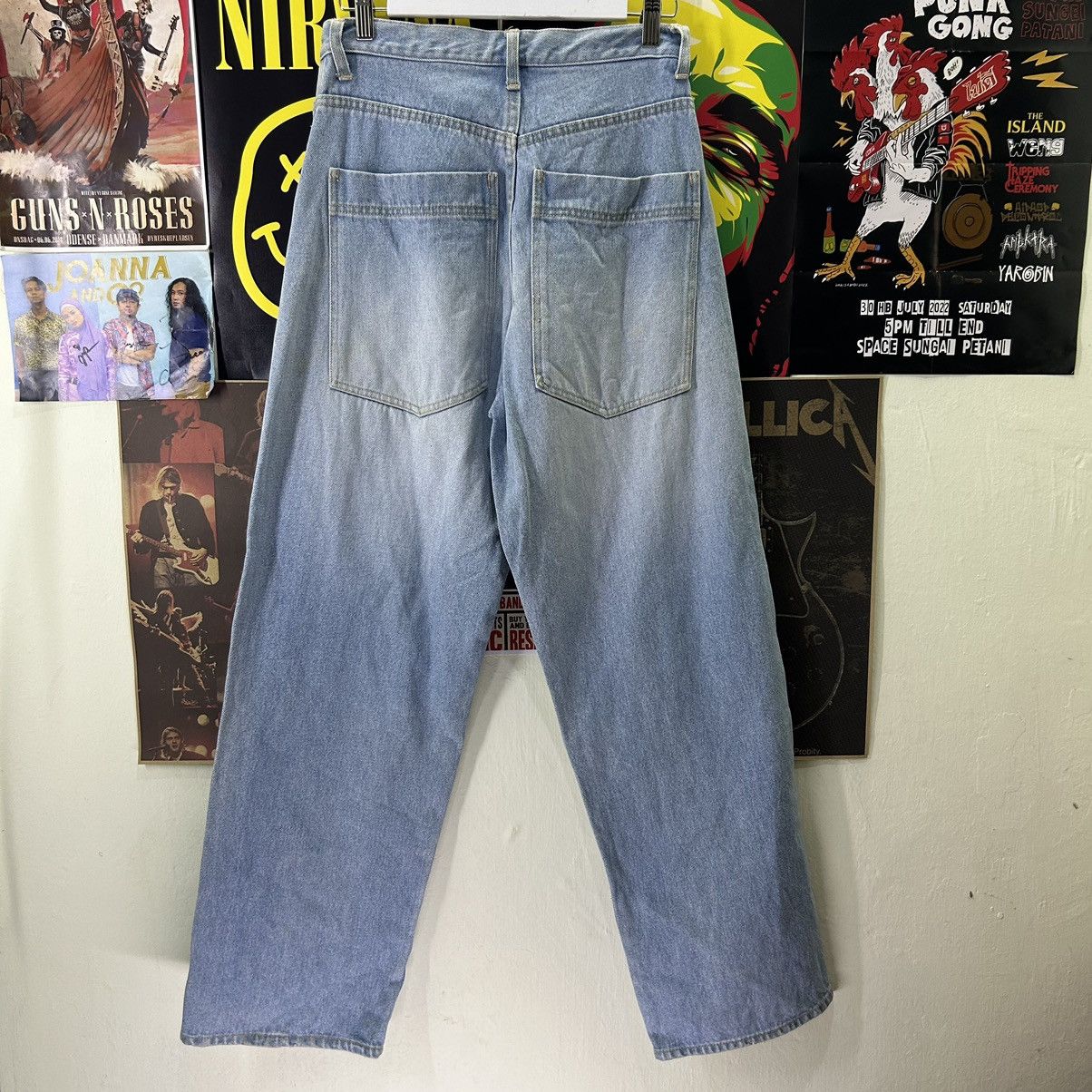 Vintage Vintage Japanese Denim Washed Blue Baggy Jeans Size US 28 / EU 44 - 6 Thumbnail