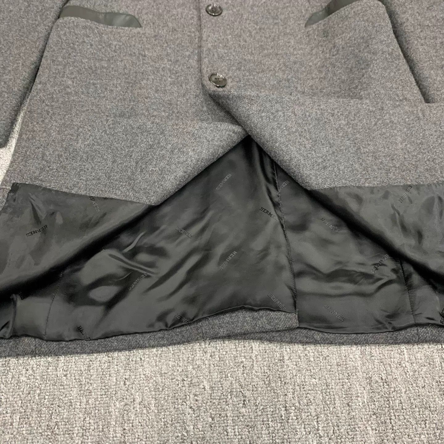 Hermes Hermes Gray Wool Coat Size 48 98 New Size US M / EU 48-50 / 2 - 9 Thumbnail