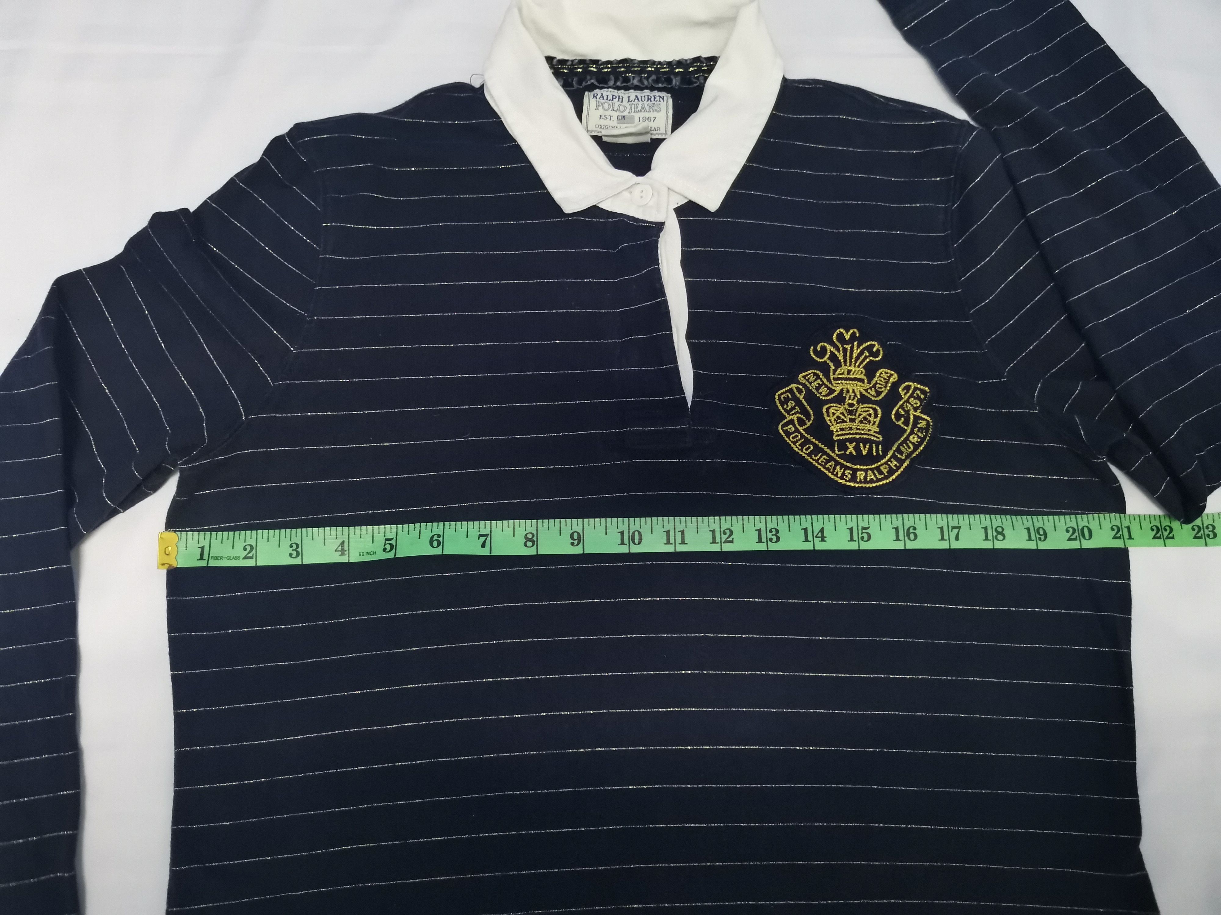 Polo Ralph Lauren Vintage Polo Ralph Lauren Shirt Striped Embroidered Logo Size US XL / EU 56 / 4 - 7 Thumbnail