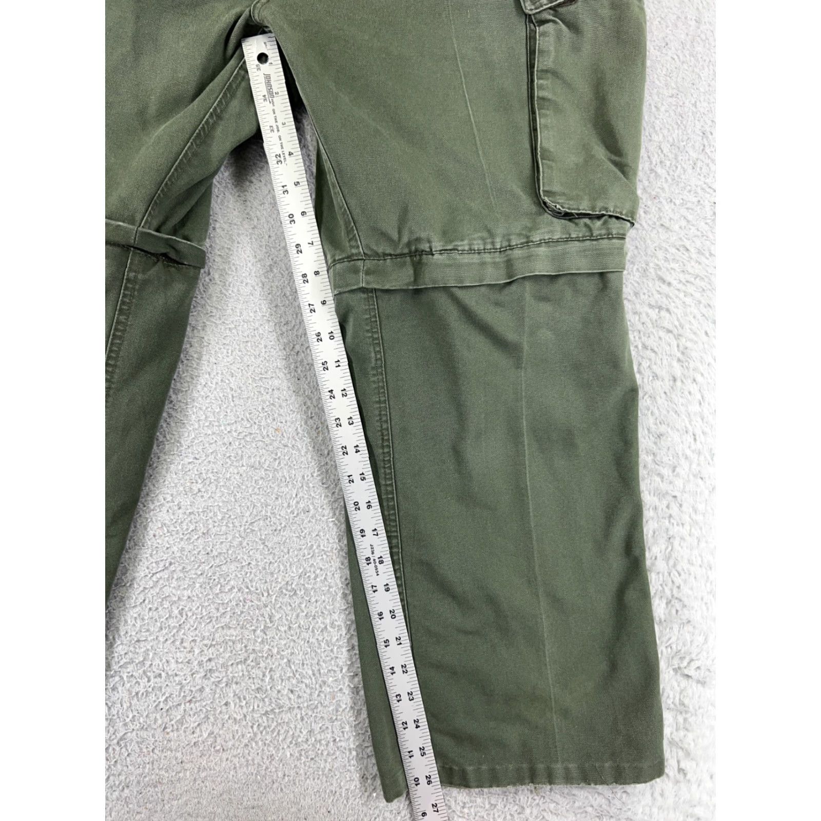 Vintage VINTAGE Boy Scouts Pants Adult 38 Green Classic Cargo Convertible Uniform Pant 38x26 Mens Size US 38 / EU 54 - 7 Thumbnail