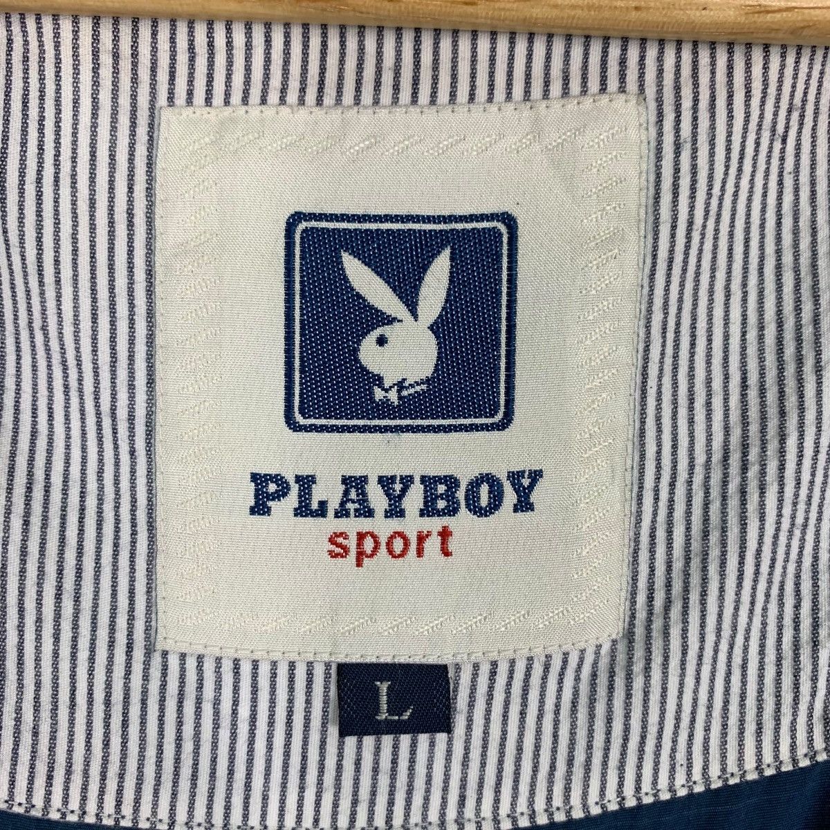 Playboy PLAYBOY SPORT Blue Casual Light Jacket #1056-C48 Size US L / EU 52-54 / 3 - 18 Thumbnail