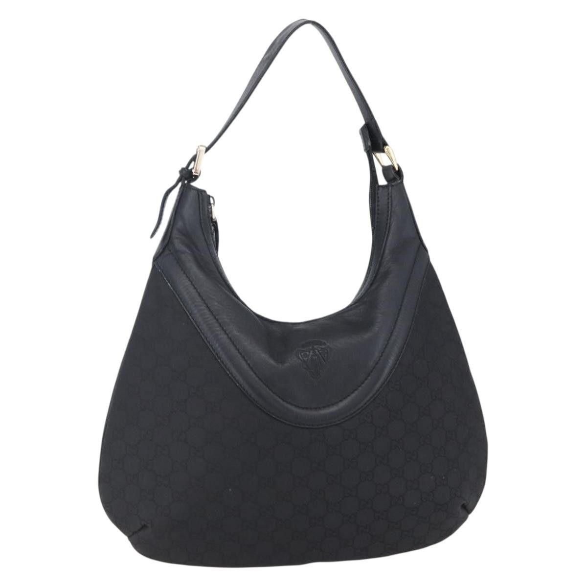 Gucci Gucci Hobo Shoulder Bag Canvas with Guccissima Leather Size ONE SIZE - 1 Thumbnail