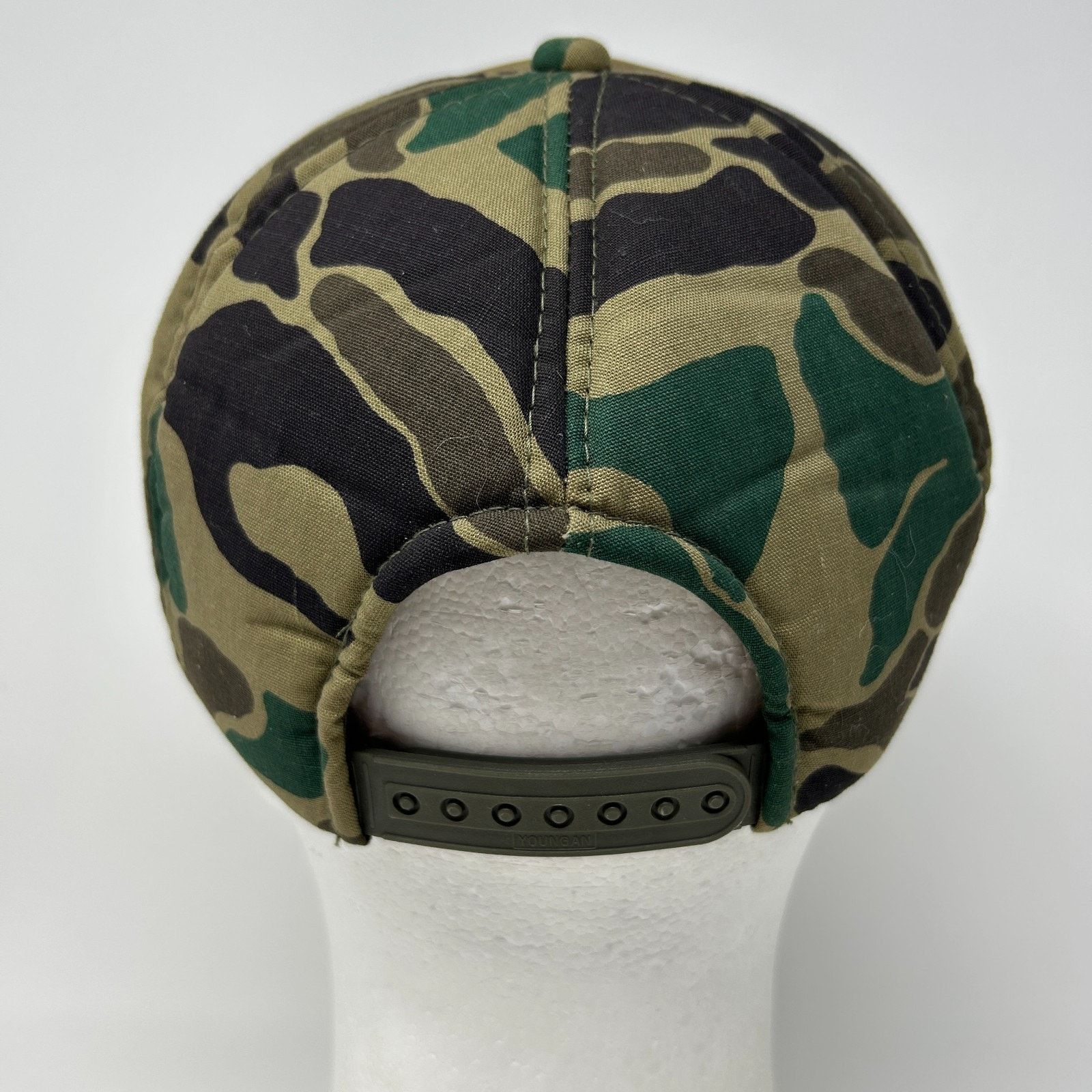 Vintage Vintage 80s Link Motor Supply Hat Baseball Cap Camouflage Size ONE SIZE - 3 Thumbnail