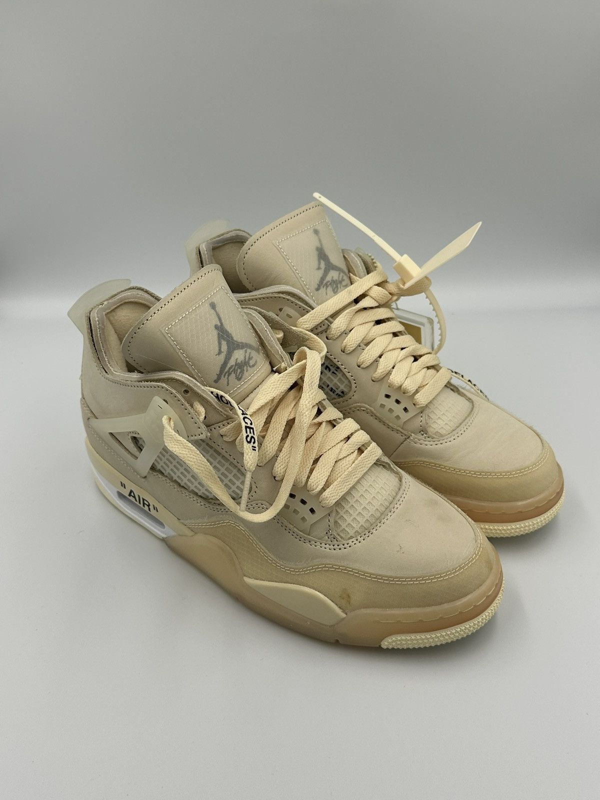 Jordan Brand × Off-White Jordan 4 Sail Size US 9 / IT 39 - 4 Thumbnail