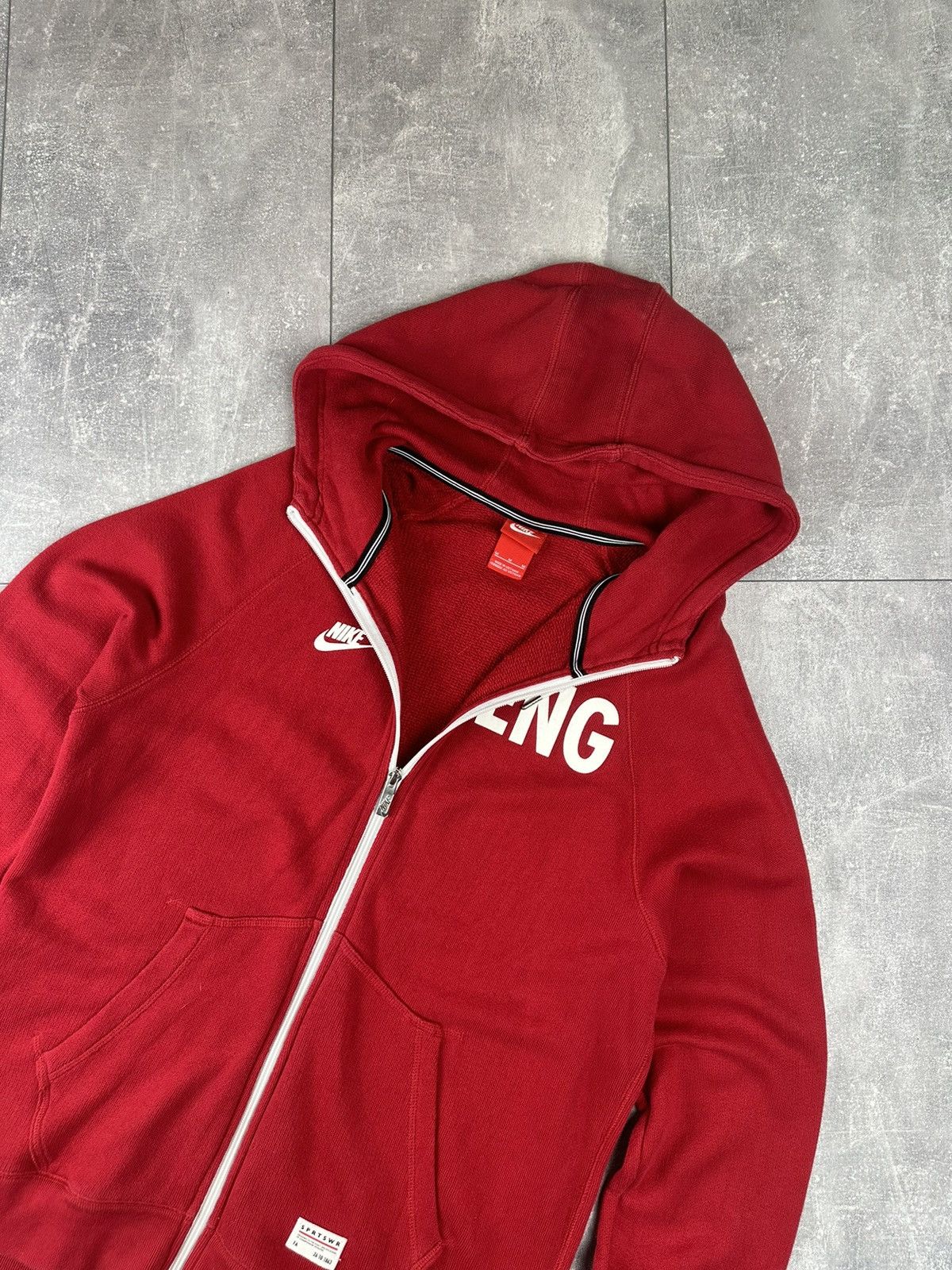 Nike Nike England Mens Soccer Football Zip Up Hoodie Size US M / EU 48-50 / 2 - 9 Thumbnail