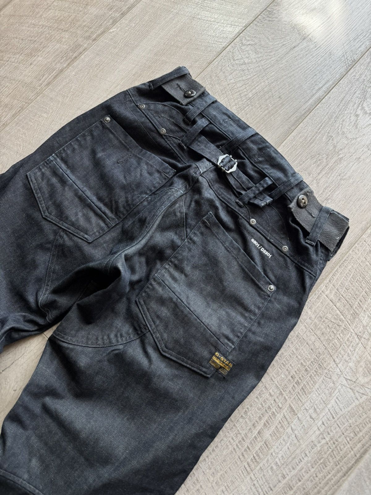 G-Star G Star Raw 3301 Avant Garde Y2K Italy Japan Punk Opium Jeans Size US 32 / EU 48 - 9 Thumbnail