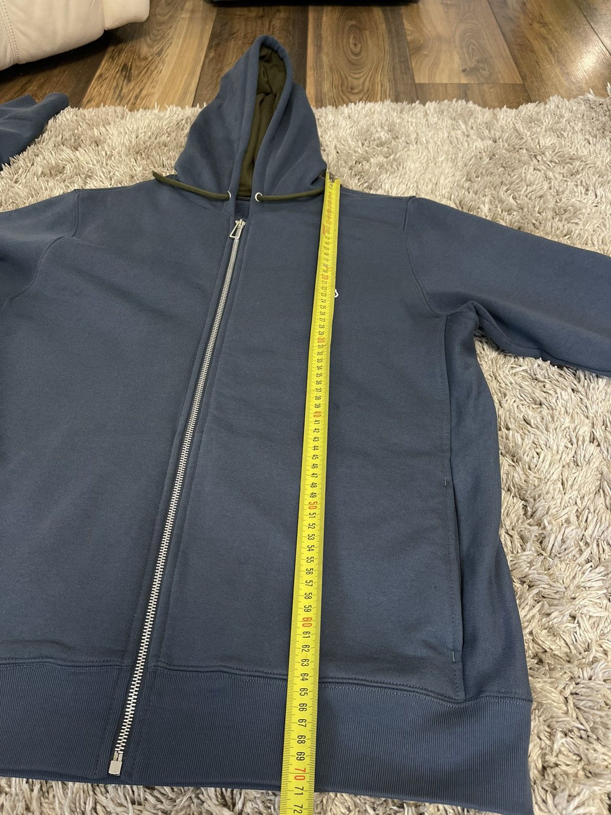 Paul Smith Paul Smith Heavy Organic Cotton Zip-Front Zebra Logo Hoodie Size US L / EU 52-54 / 3 - 10 Thumbnail