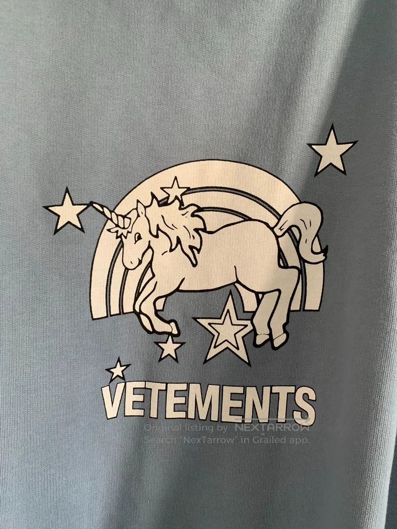 Vetements VETEMENTS Blue Unicorn Size US XS / EU 42 / 0 - 4 Thumbnail