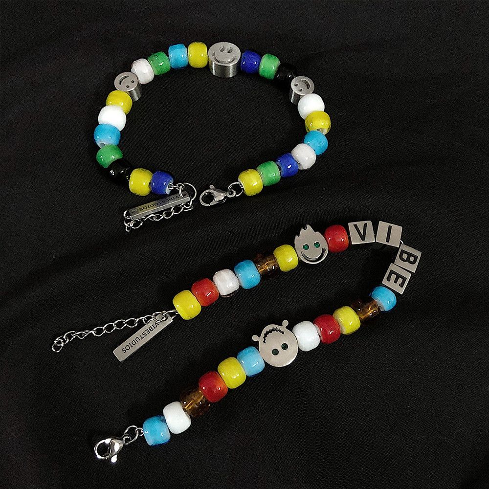 Jewelry Vibe Smile Bracelet Y2K Punk Chain Gotch Bracelets Chains Size ONE SIZE - 4 Thumbnail