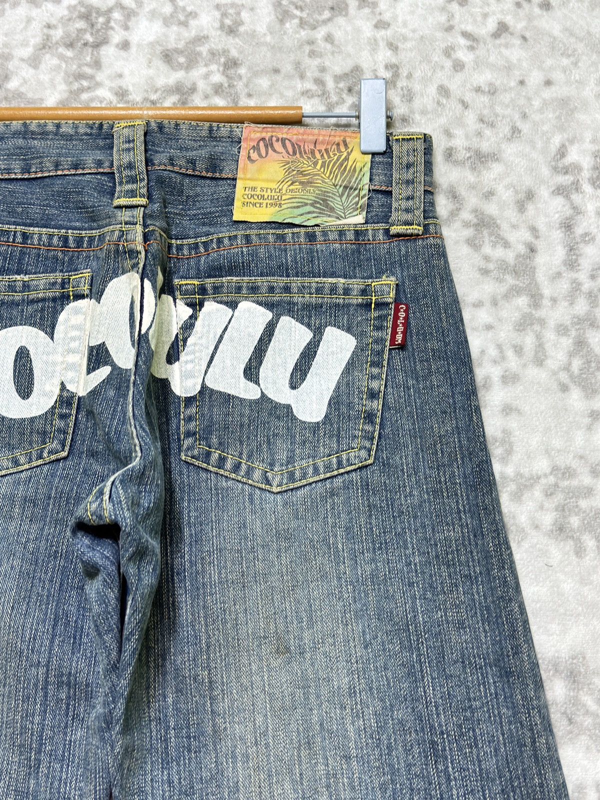 Hysteric Glamour Cocolulu Straight Leg Y2K Distressed Logo Back Pocket Jeans Size US 29 - 10 Thumbnail