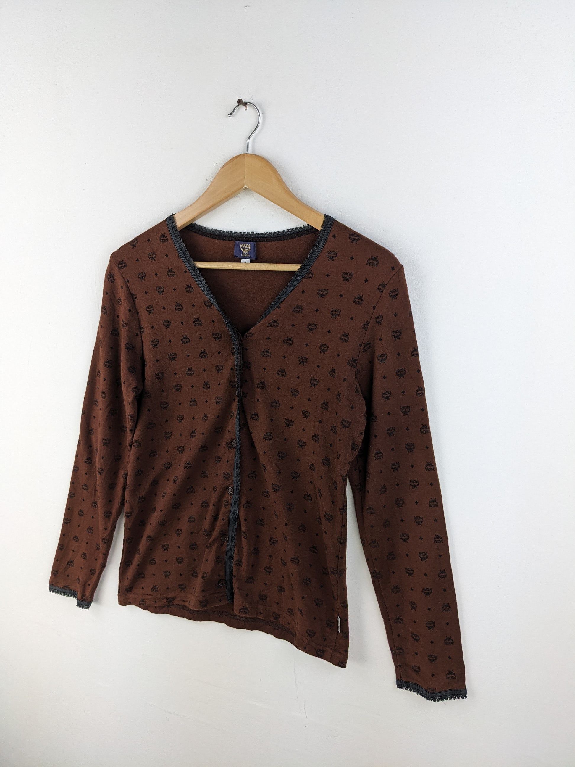 MCM Vintage MCM Monogram Legere Cardigan Size S / US 4 / IT 40 - 2 Thumbnail