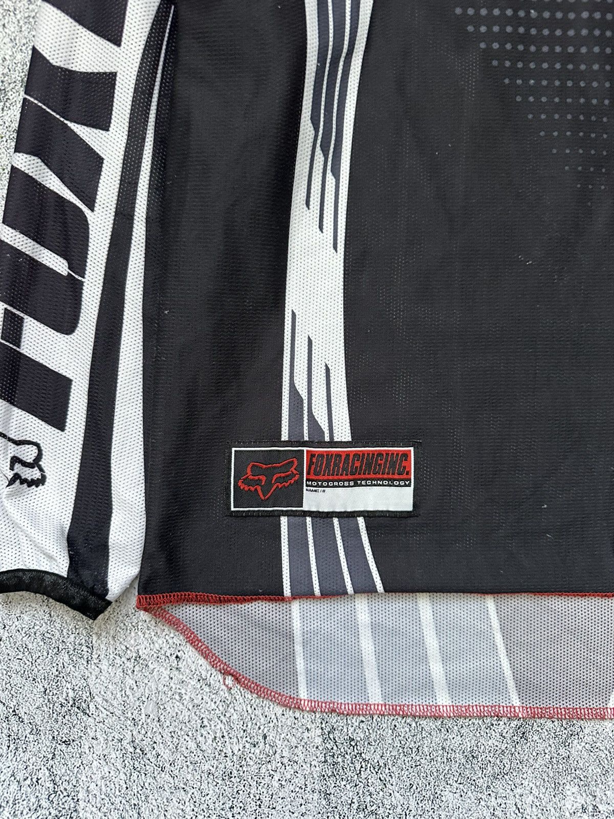 Fox Racing Vintage Fox Racing SFX Jersey Motocross Black White Fit Size US L / EU 52-54 / 3 - 5 Thumbnail