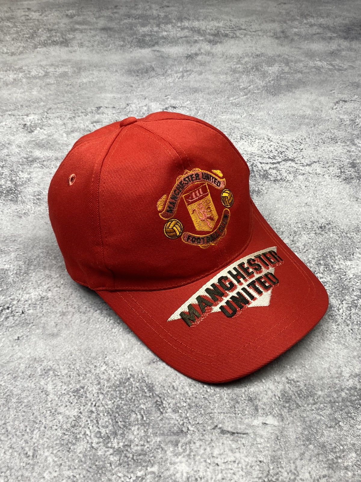 Vintage Vintage 90s Manchester United Soccer Jersey Cap Hats Size ONE SIZE - 4 Thumbnail