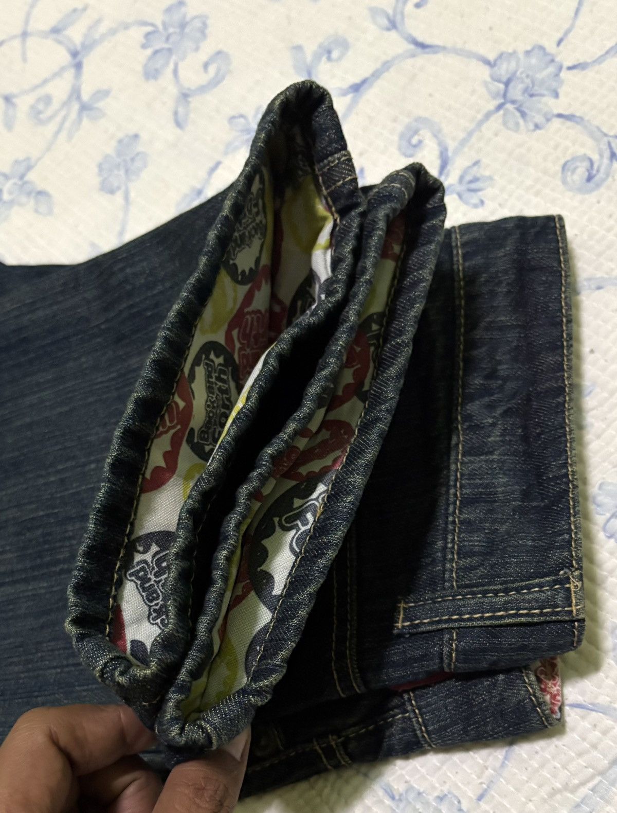 Japanese Brand Japanese High Quality Streetwear Jeans Distressed Denim Size US 31 - 15 Thumbnail