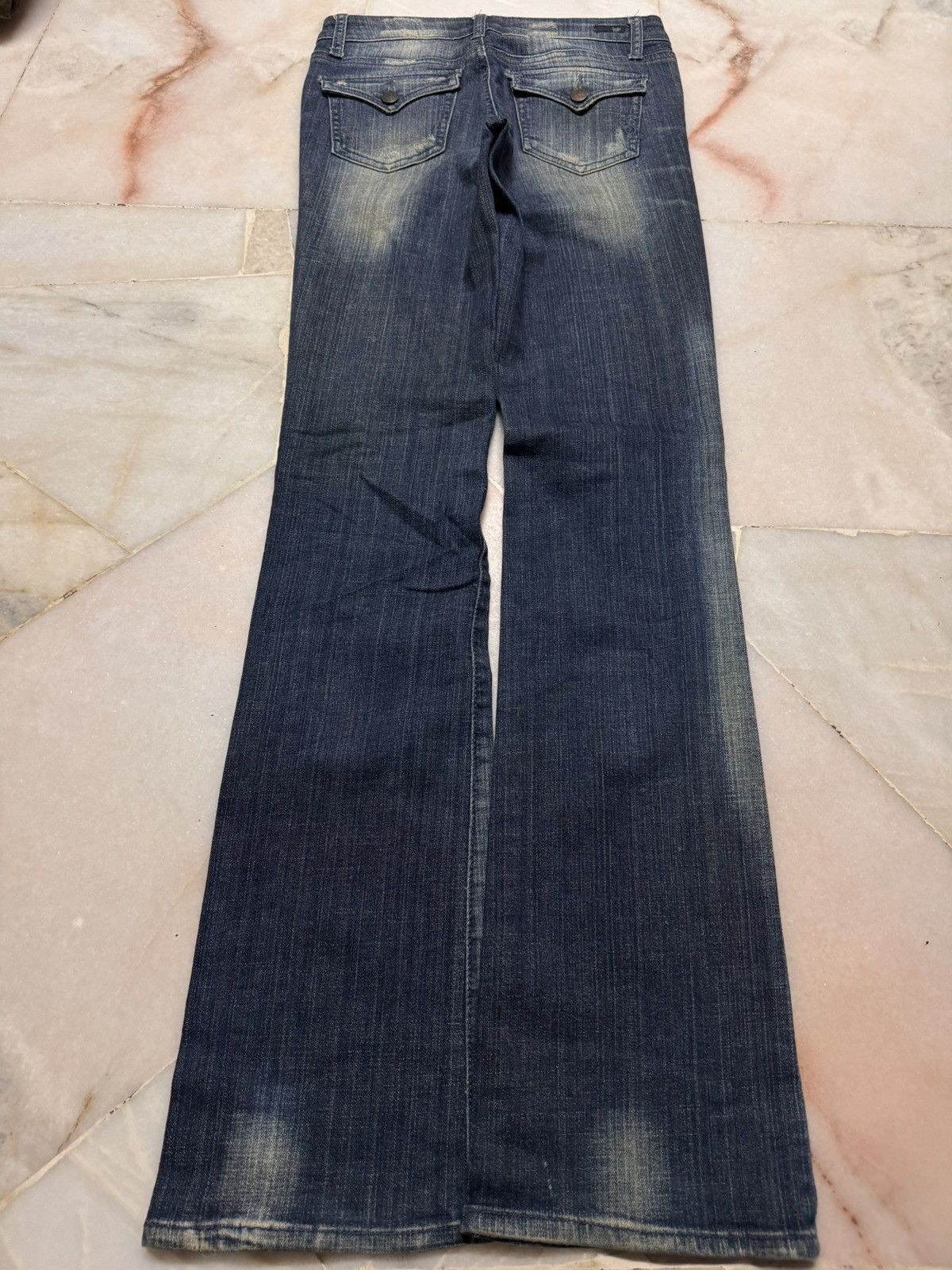 Vintage VINTAGE 2000s BELL BOTTOM FLARE RARE FADED Size US 27 - 14 Thumbnail