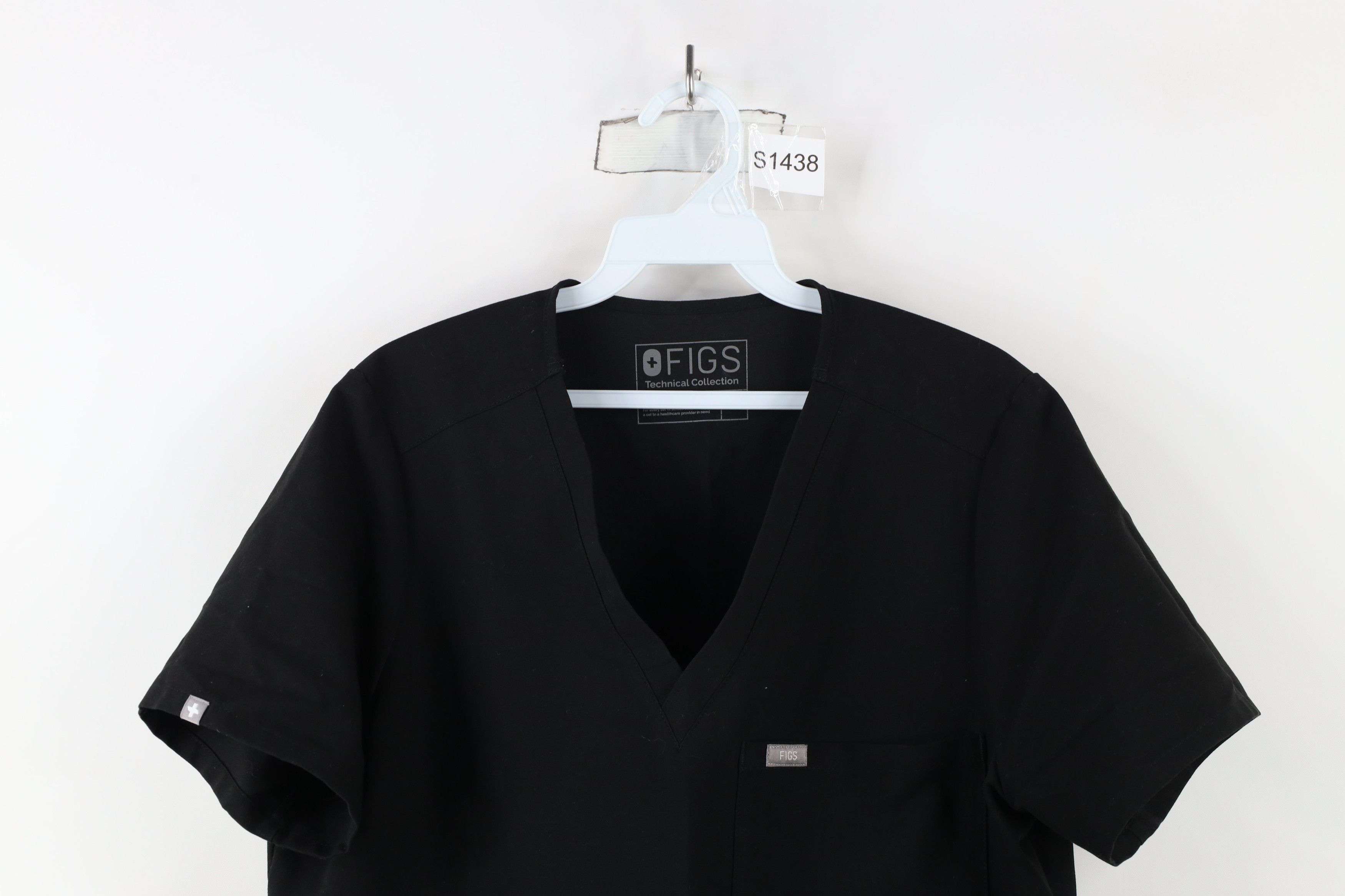 Vintage Figs Technical Collection Short Sleeve Pocket Scrubs Shirt Size L / US 10 / IT 46 - 2 Thumbnail