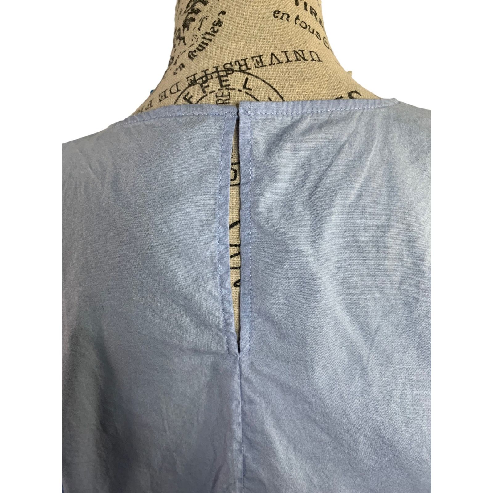 Zara Zara Cropped Blouse Bell Shape 3/4 Sleeve Cotton Women Small Size S / US 4 / IT 40 - 9 Thumbnail