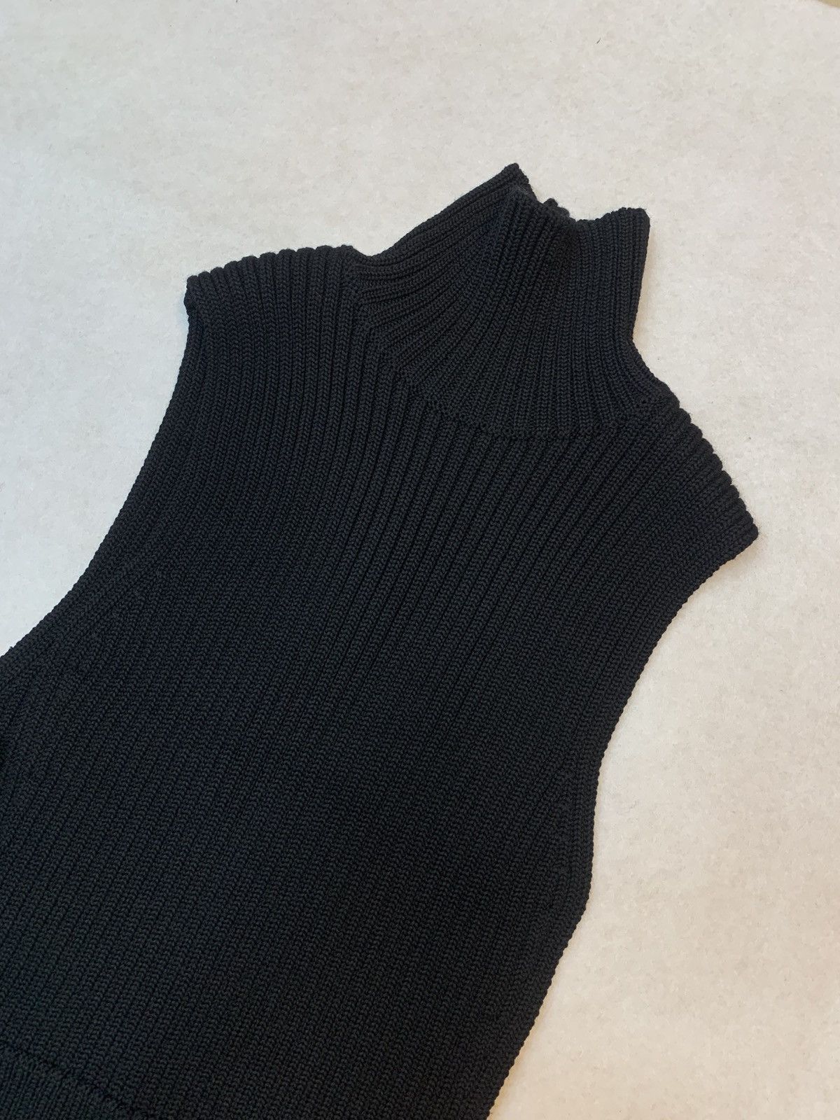Yohji Yamamoto Yohji Yamamoto Regulation Asymmetrical High Neck Knit Top Size US M / EU 48-50 / 2 - 4 Thumbnail