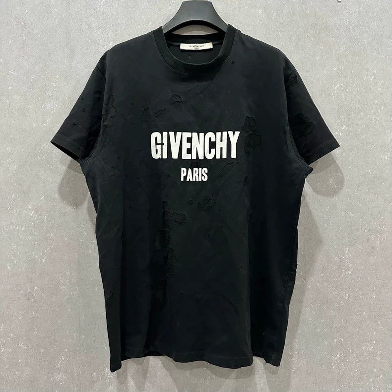 Givenchy Givenchy Ripped Short Sleeve Size US XXS / EU 40 - 1 Thumbnail